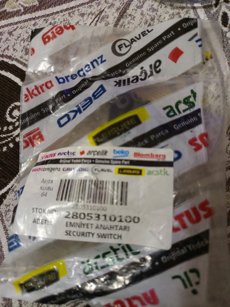 Arçelik altus Beko çamaşır makinesi kapak kilidi - 3
