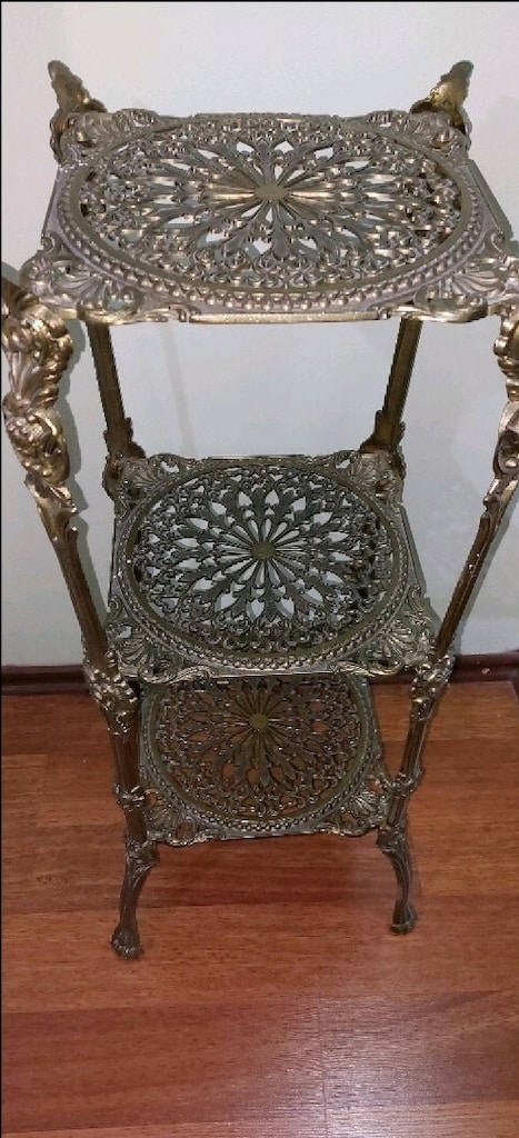 Antika Pirinç Dekor / Saksılık