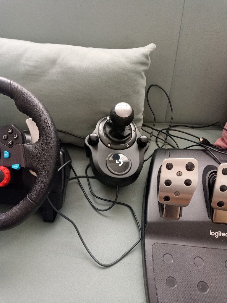 Logitech G29 drive force, direksiyon seti. Full set + shifter. - 2