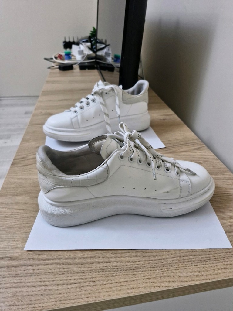 Alexander McQueen Oversized Sneaker Beyaz 42 Numara - 6
