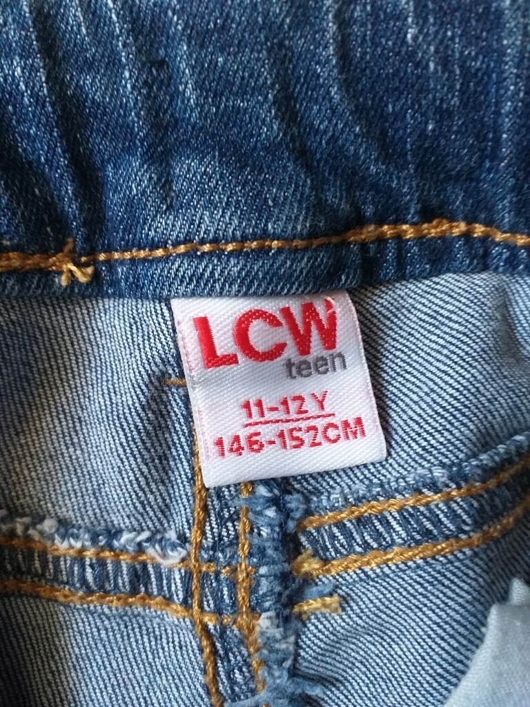 LCW kız çocuk kapri kot pantolon - 5