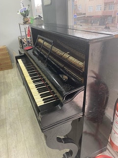 fransız antika piyano - 5