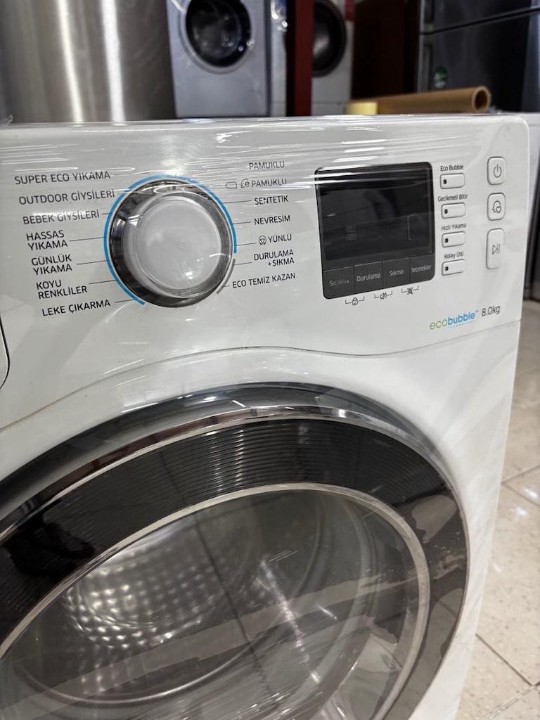 Garantili • Nakliye Ücretsiz | Samsung EcoBubble 8 KG Çamaşır Makinesi - 3