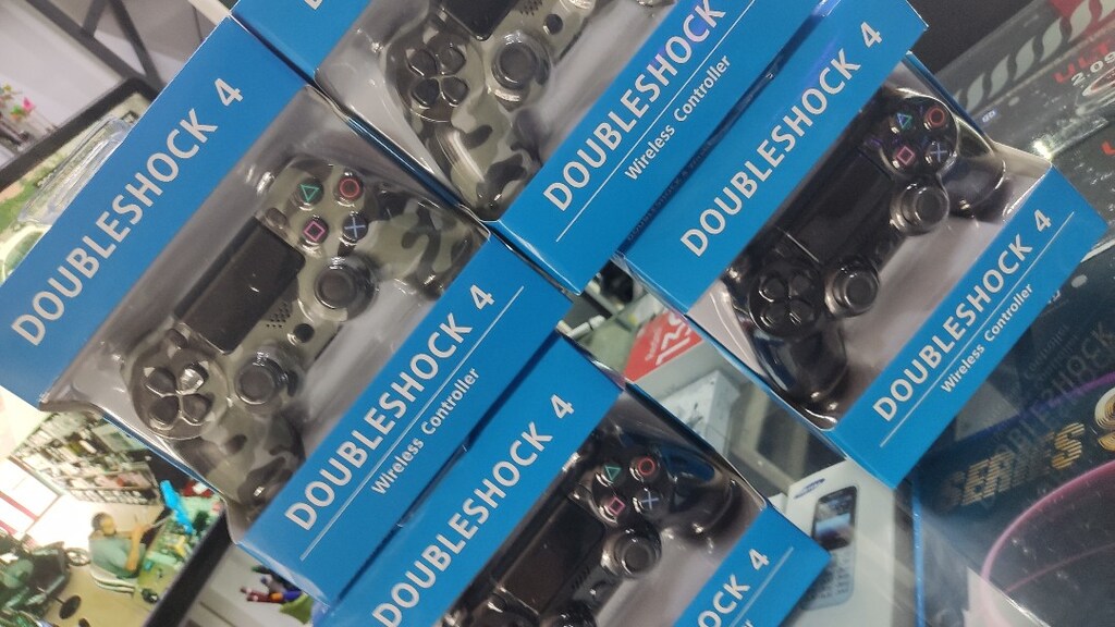 PS4 joystick oyun kolu sıfır ürün çift motorlu - 5