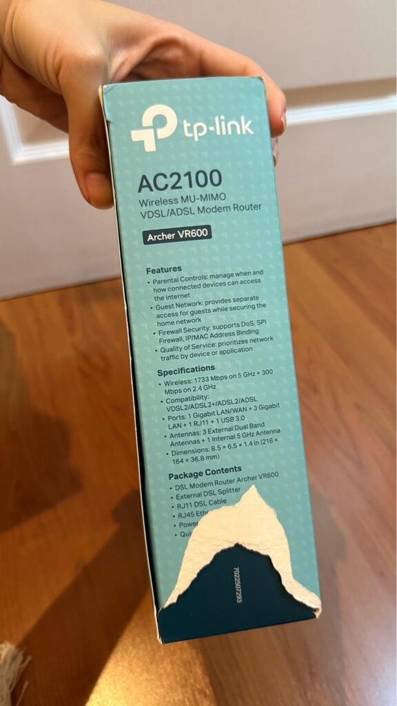 tplink ac2100 archer vr600 modem - 3