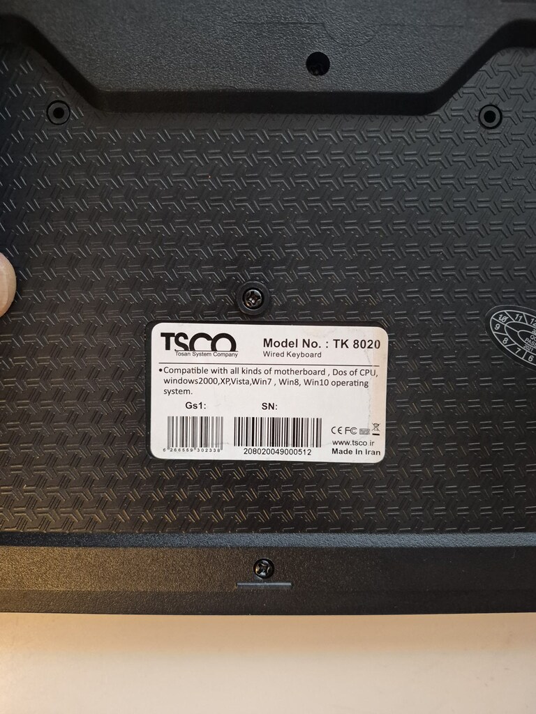 Tsco Tk 8020 Farsça Türkçe Klavye - 3