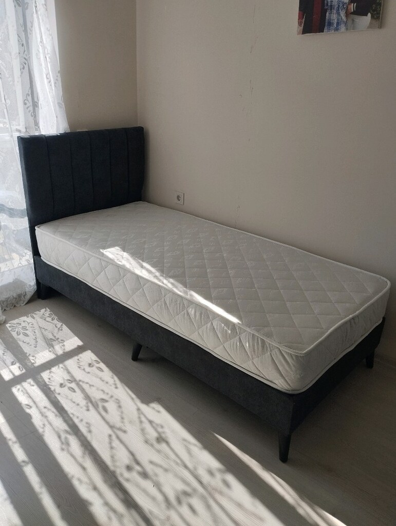 TEK KİŞİLİK SABİT BAZA BAŞLIK YATAK - 2
