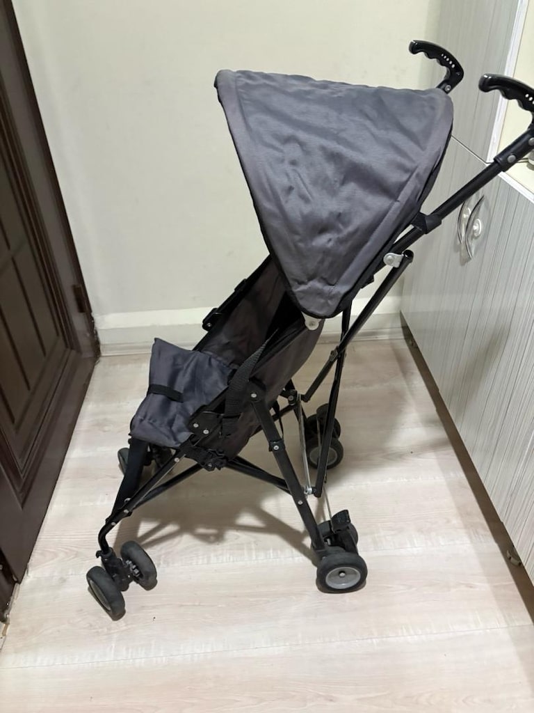 baston kapanabilir bebek arabası - 2