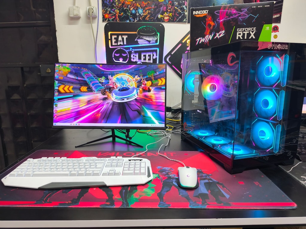 FULL TAKIM R5 5500-16GB-512G M2-RTX 3060 12 GB-24 İnc 200 Hz 1Ms - 5