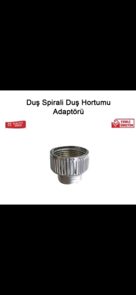 DUŞ SPİRALİ HORTUMU VE ADAPTÖRÜ - 2
