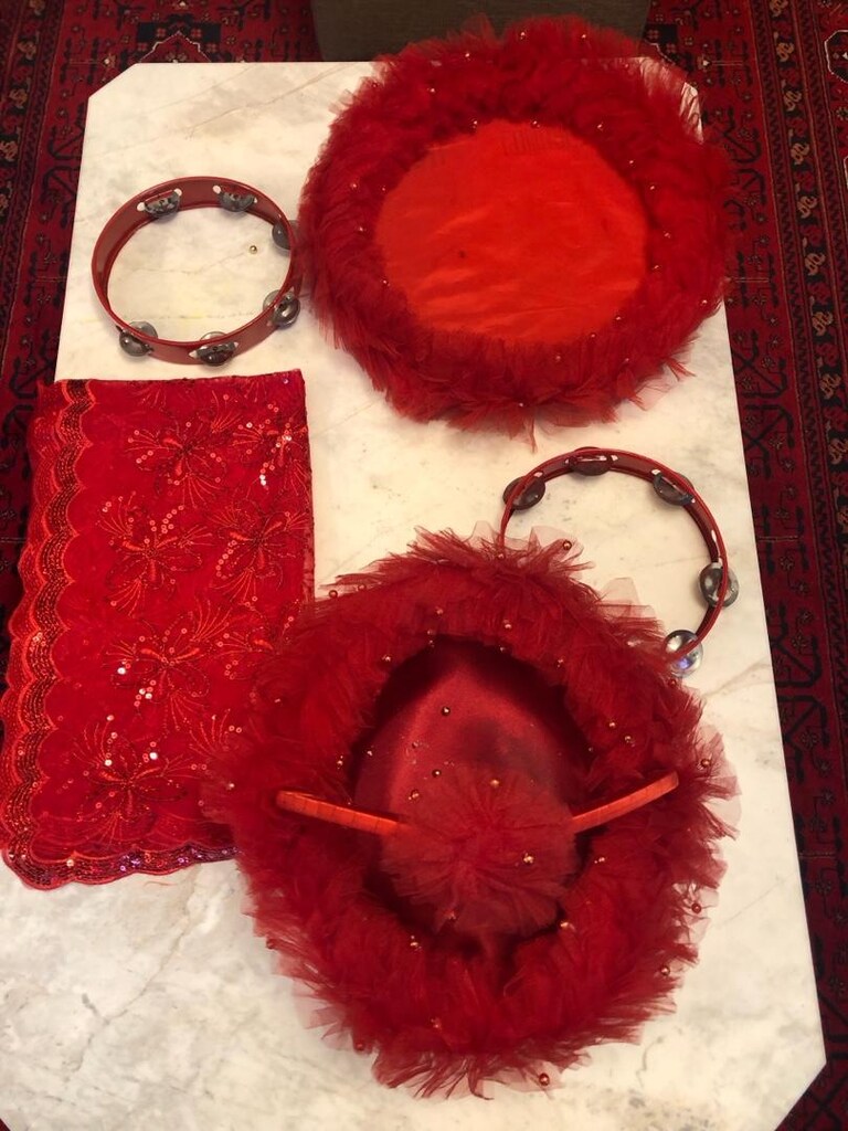 nişan kına set kırmızı set - 3