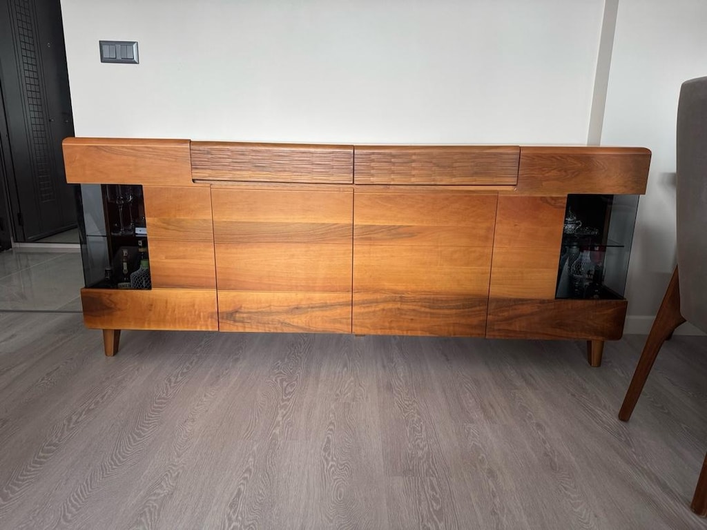 Yemek Odası Takımı | Açılır Masa + 6 Sandalye + Konsol + TV Ünitesi - 4