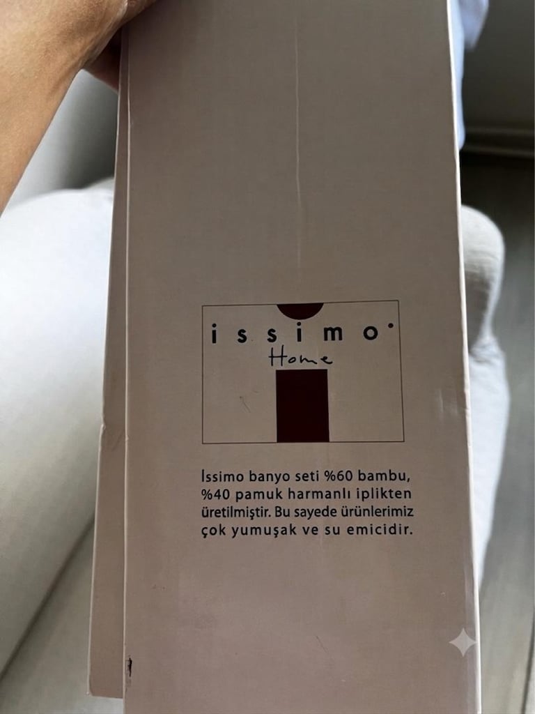 Issımo Home 8 parça bambu lüks bornoz seti - 19
