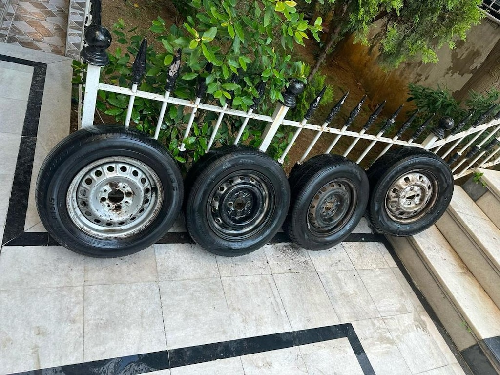 Teneke jant lastik takımı 1.Adet SAETTA 1.Adet vinter 1.Adet petlas - 6
