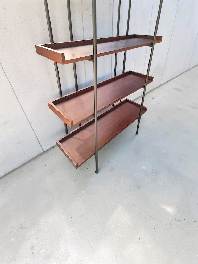 Mudo Concept Metal Masif Ahşap Kitaplık - 5