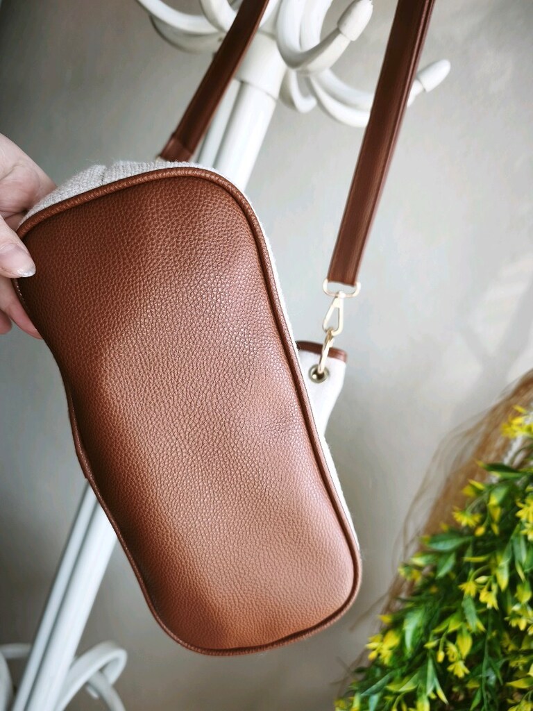 Mudo Bej Camel Detaylı Askılı Omuz Çantası - 8