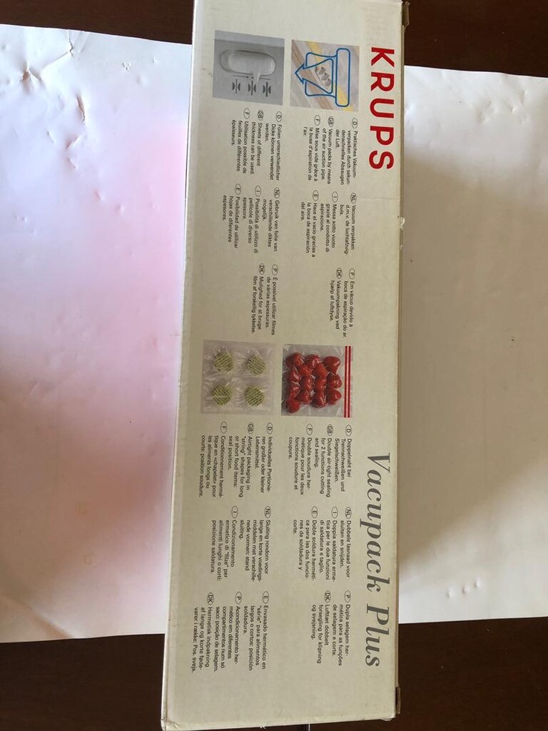 KRUPS F380-70 Vakumlama makinası. Fiyatı 5500.-tl - 6