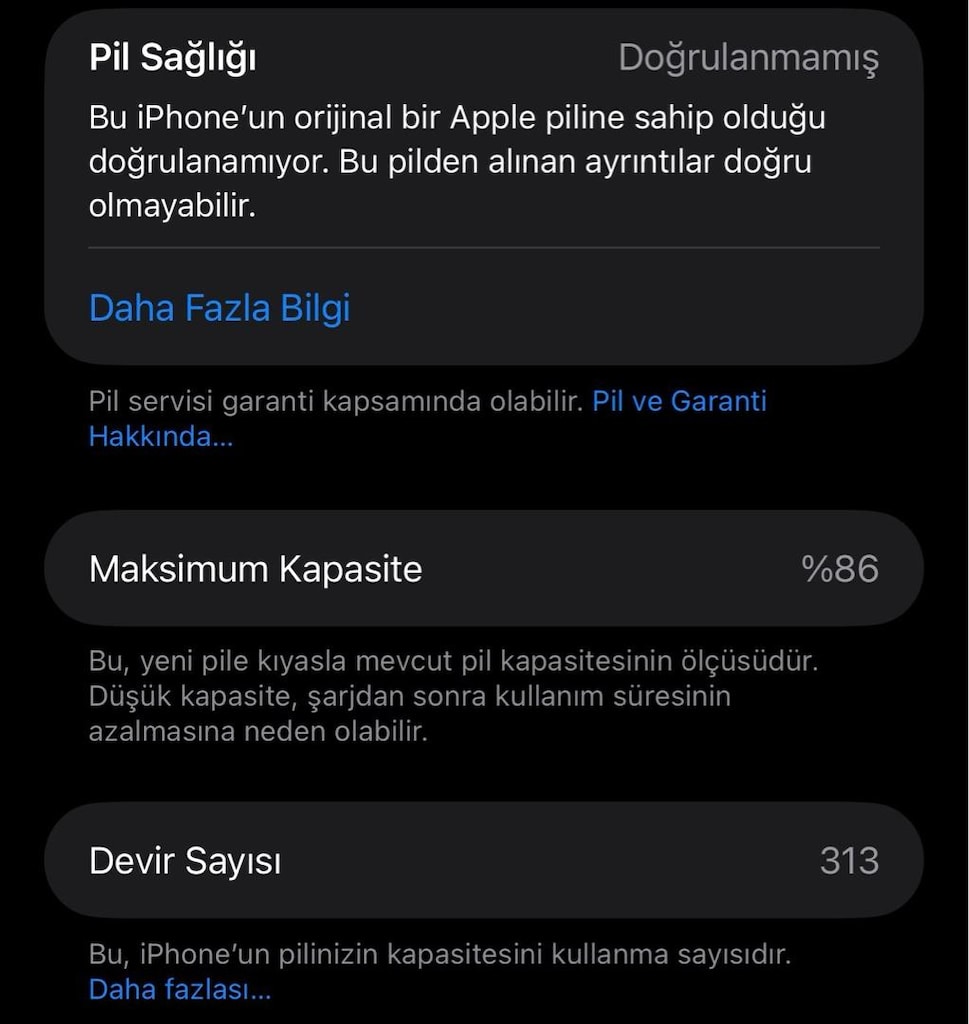 iPhone 16 Pro Max - Pil Değişmiş / Kamera Orijinal - Temiz Cihaz - 5