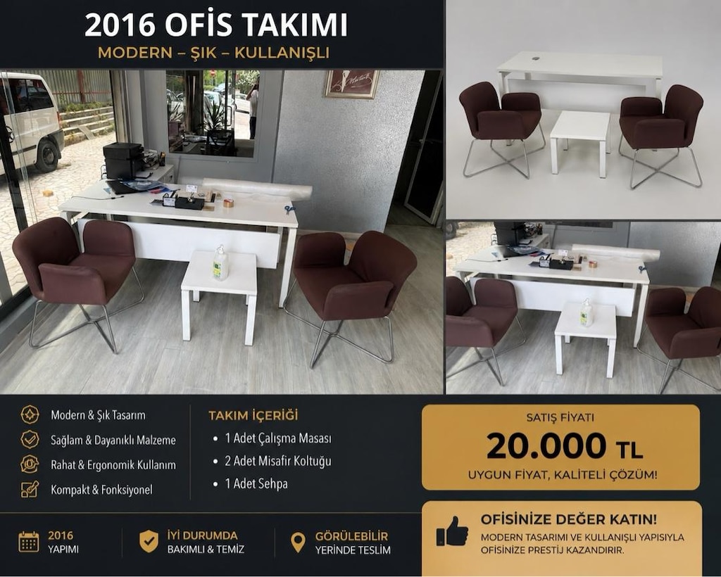2016 yapımı ofis takımı