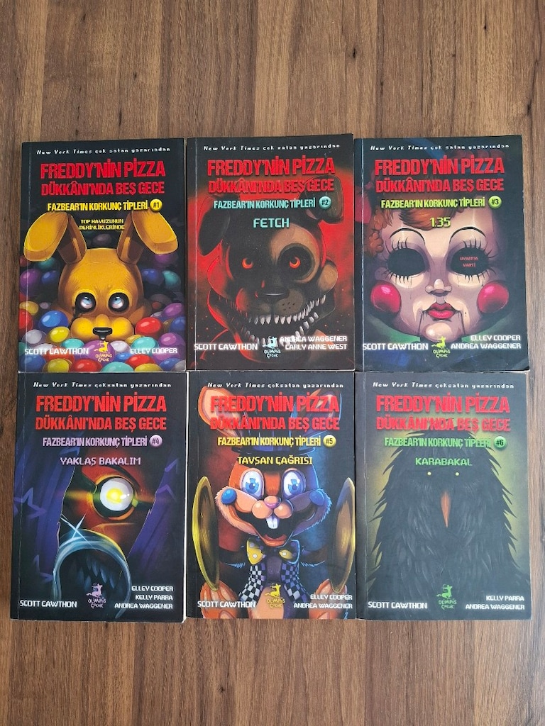 FREDDY'NİN PİZZA DÜKKANI KİTAP SETİ 16 KİTAP - 2