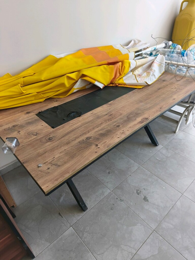 toplantı masası 1.75 iki adet 3.50 m - 5