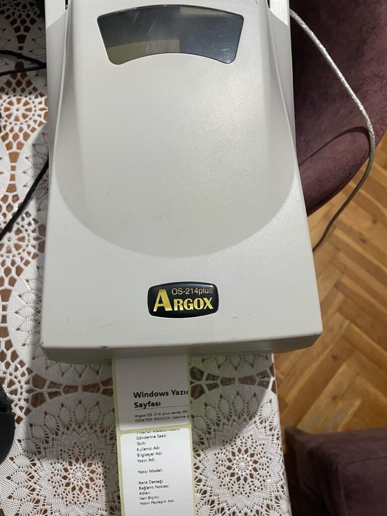 ARGOX OS-214 PLUS RİBONLU BARKOD YAZICI - 2