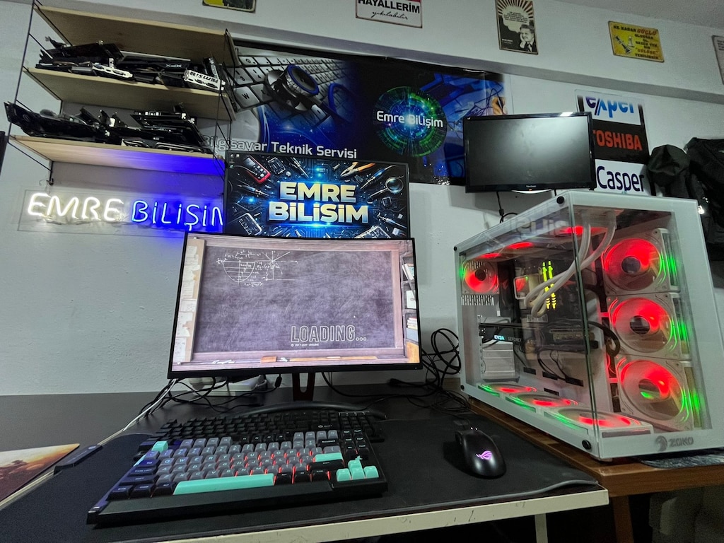 OYUN YAYIN BİLGİSAYARI GAMER PC MASAÜSTÜ BİLGİSAYAR FULL SET PC - 2