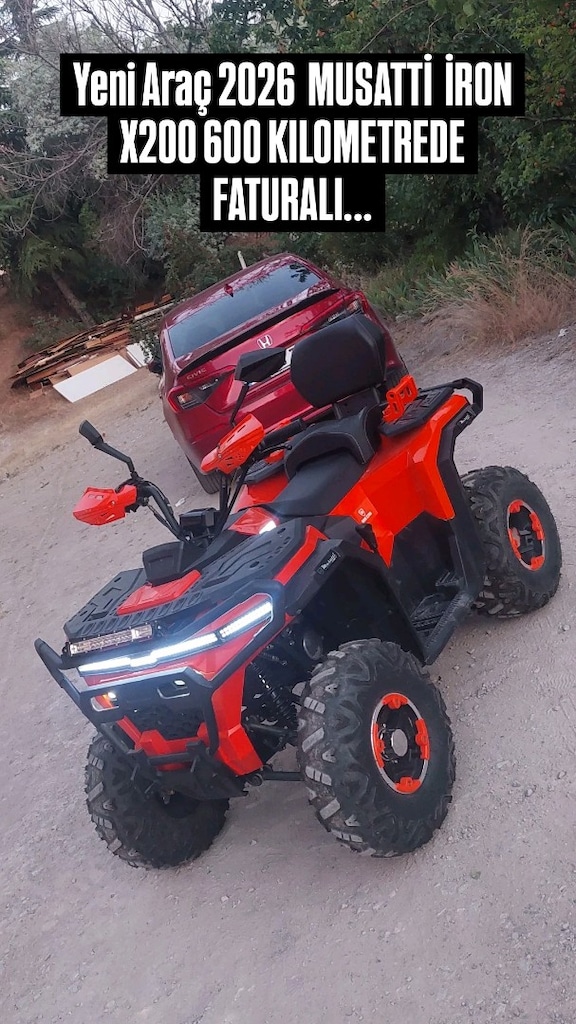ATV MOTOR 2026 MODEL 600KMDE MUSATTİ İRON X200 150CC FATURALI - 5
