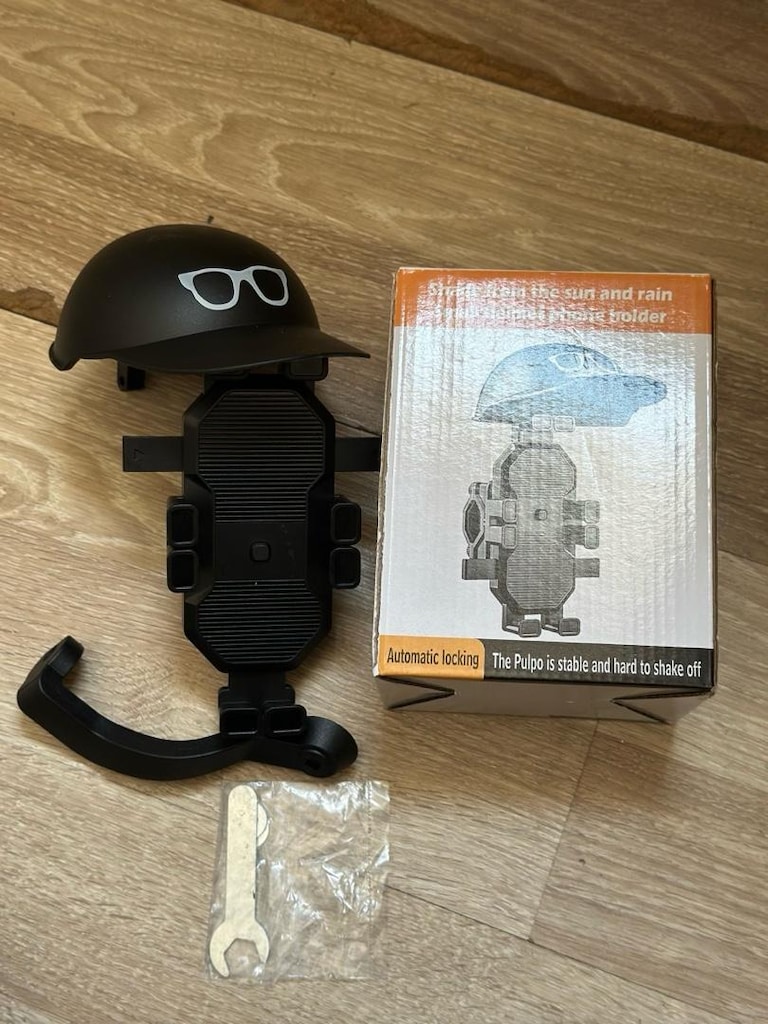 Motorsiklet Şapkalı Telefon Tutucu - 3