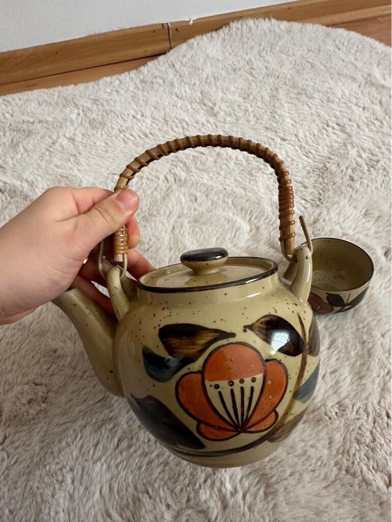 ANTİKA JAPON ÇAY/ KAHVE POT - 3