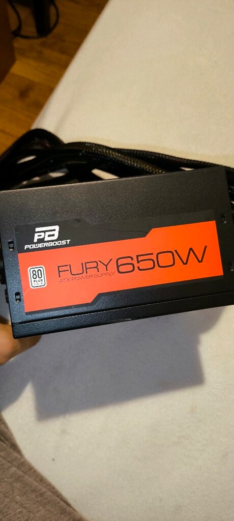 Temiz - Power Boost Fury 650W 80+ APFC Güç Kaynağı (PSU) - 12