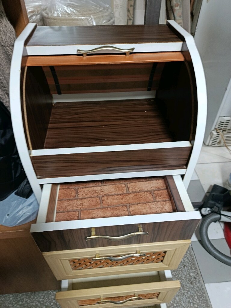 3 çekmeceli 1 kaşıklık ve ekmeklik dolap - 4