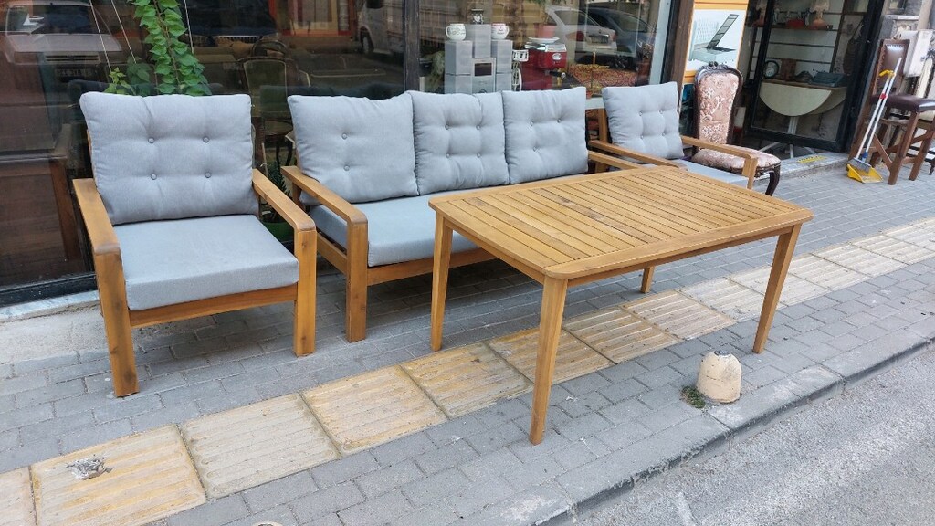 ratsahome LANİ 3'LÜ OTURMA GRUBU (AHŞAP) - 4