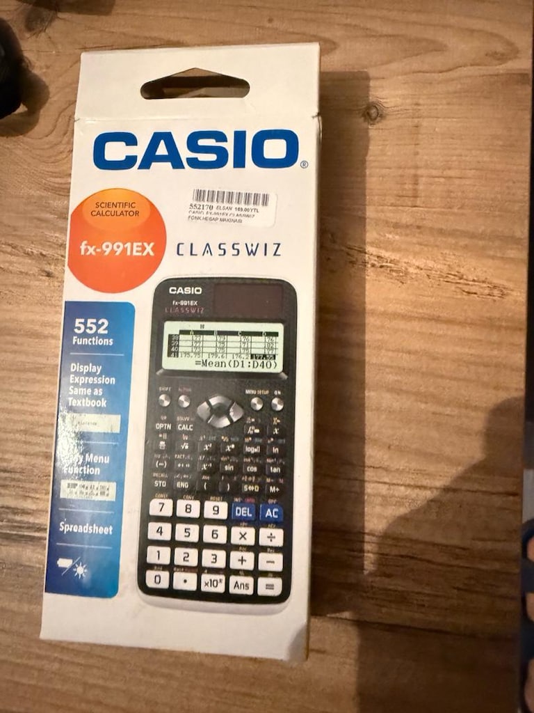 Casio fx-991EX ClassWiz 552 Fonksiyon – Kutulu, Kılavuzlu - 2