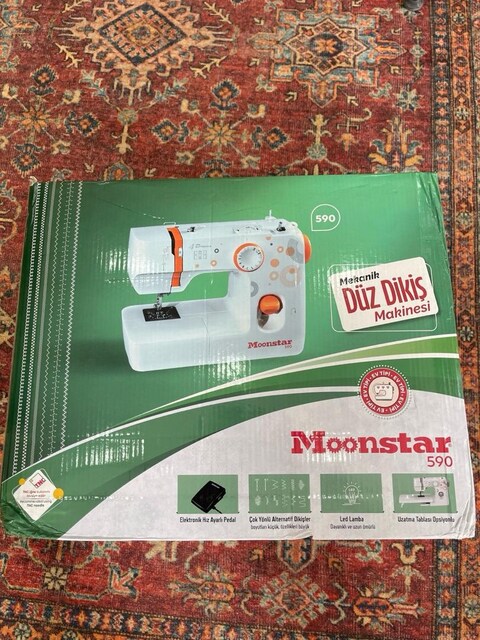 moonstar 590 12 desenli düz dikiş makinesi