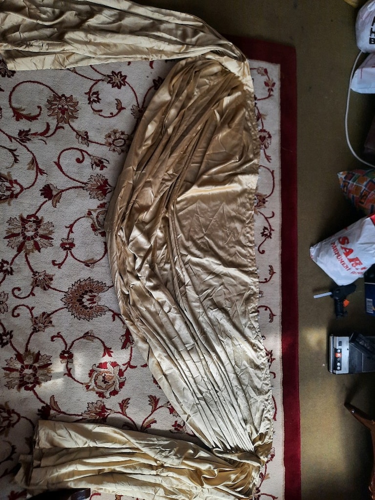 Lüks Ağır Dokulu Tafta Saten Fon Perde - 2
