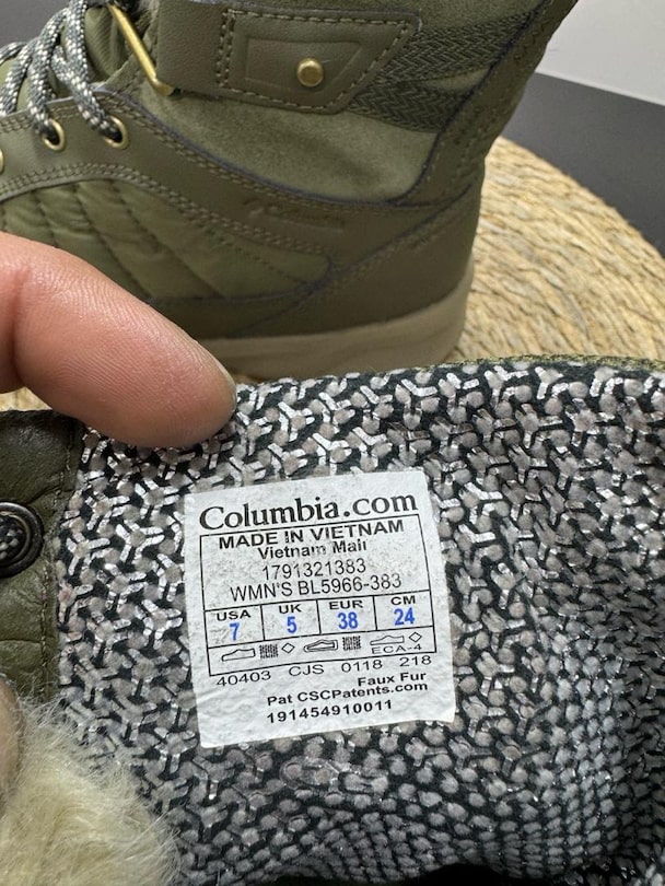 Orijinal COLUMBİA waterproof 38 numara - 8