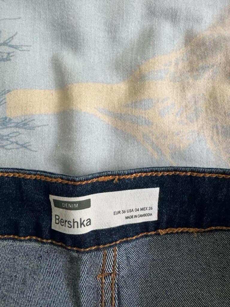 Bershka kot şort - 7