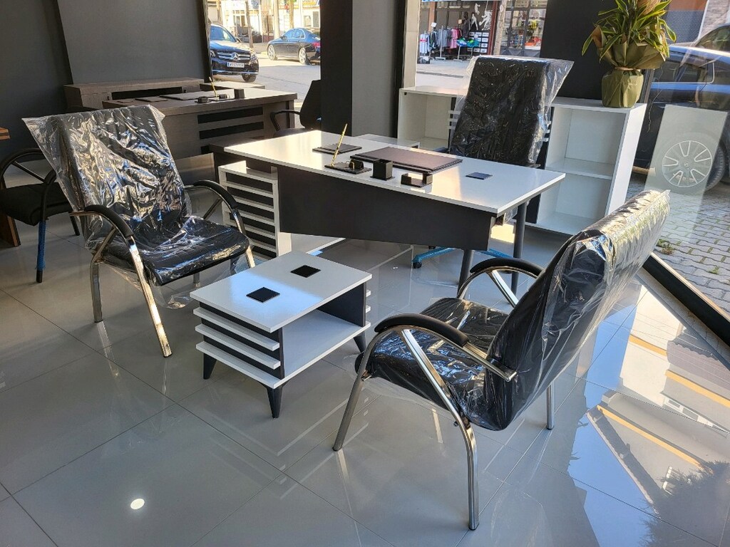 OFİS MOBİLYASI MAKAM ODASI BÜRO TAKIMI KOMPLE SET KOLTUKLAR DAHİL - 5