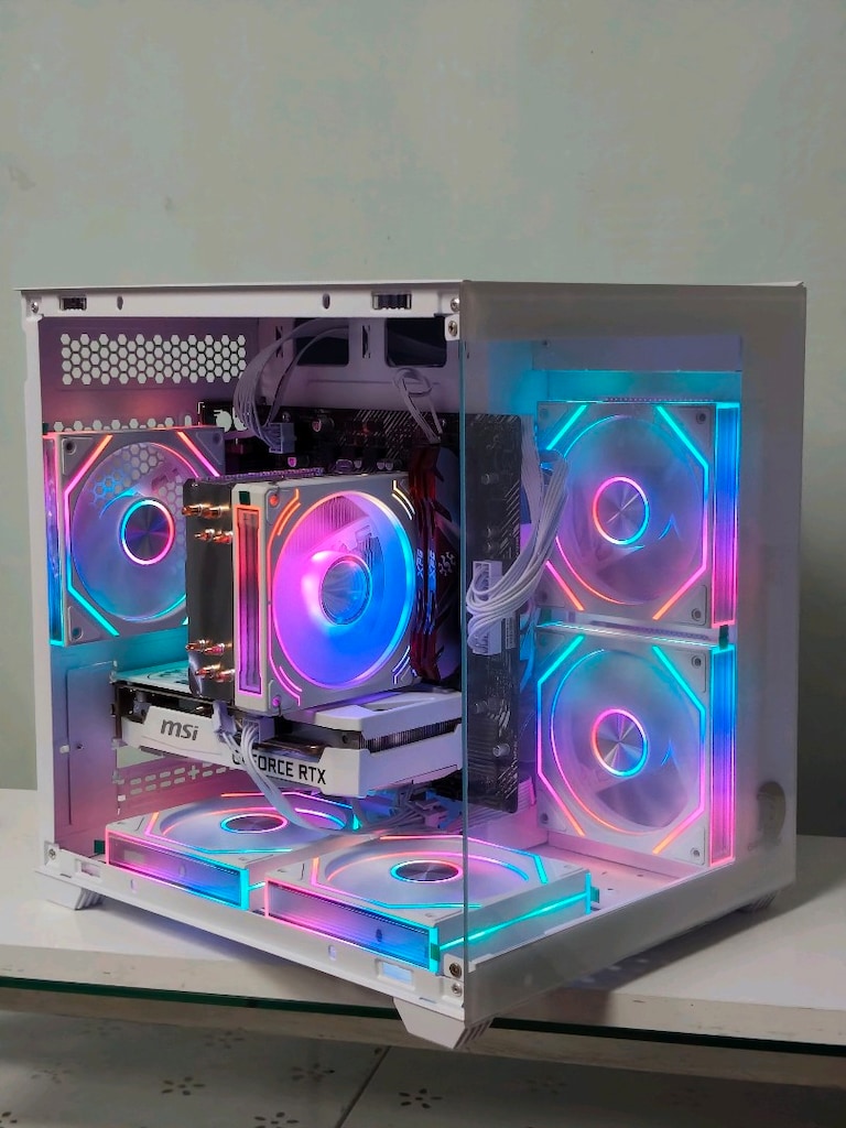 8GB RTX 3050 RYZEN 5500 16GB RAM 512GB M2SSD 600W AKVARYUM KASA - 5