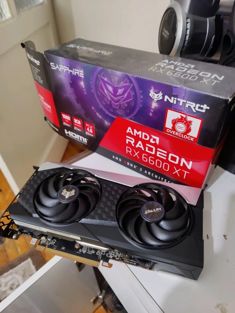 AMD Sapphire NİTRO RX6600XT 8GB GDDR6 ekran kartı Kutulu faturalı ...
