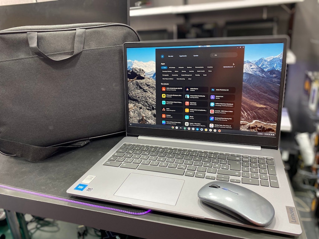 LENOVO IDEAPAD 3 CHROME BOOK KABLOSUZ MOUSE VE ÇANTA HEDİYELİ - 5