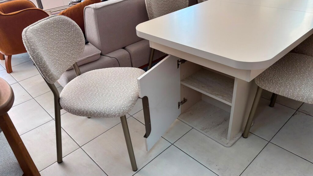 MODERN MASA-SANDALYE TAKIMI (4 KİŞİLİK) / ZAFER MODEL / ANTALYA - 2
