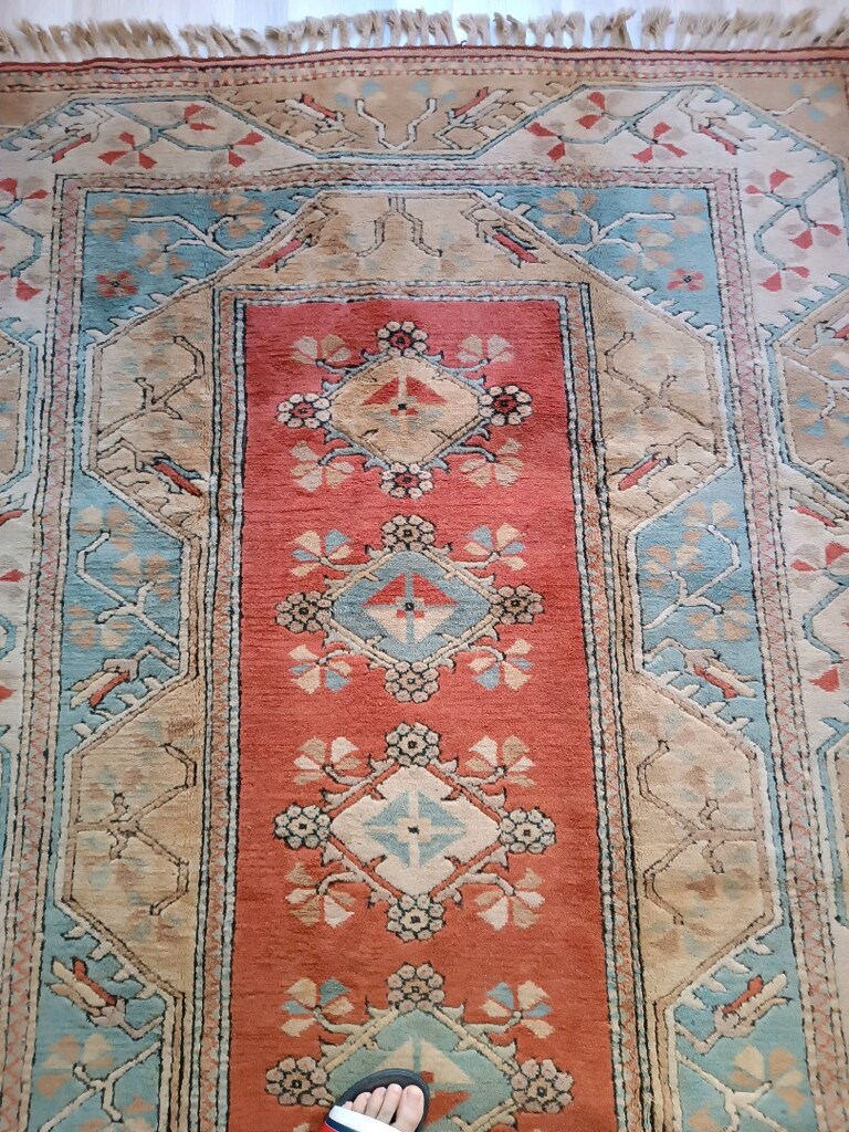 Milas El Dokuma Yün Halı - 4