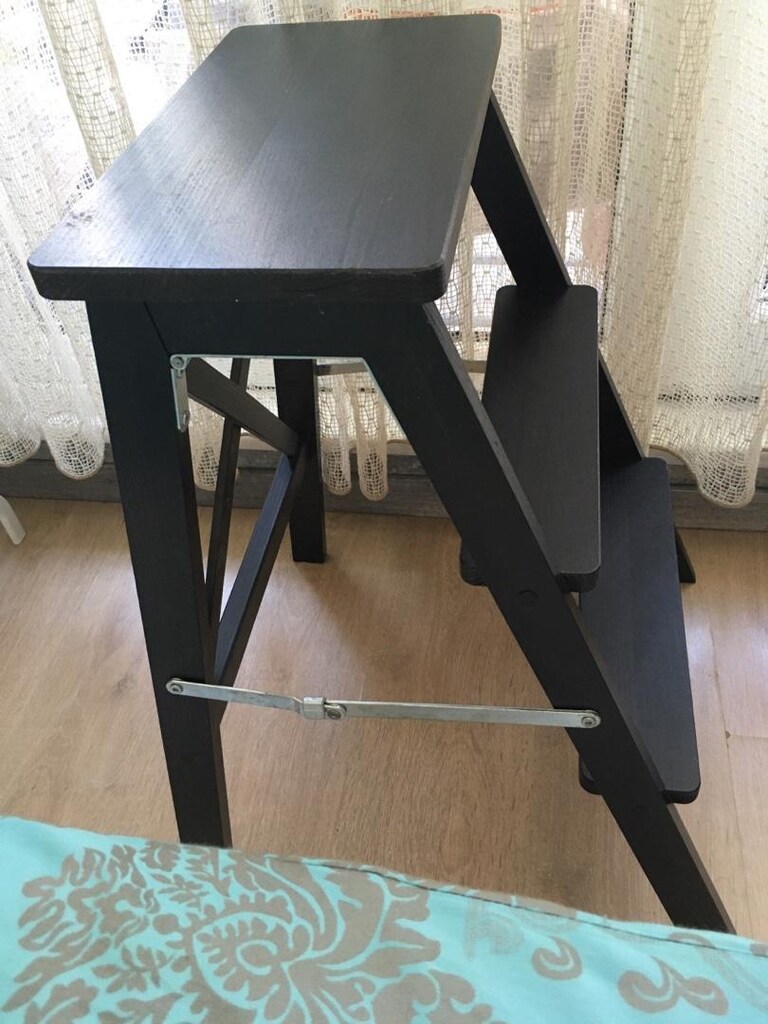 ikea siyah portatif merdiven - 2