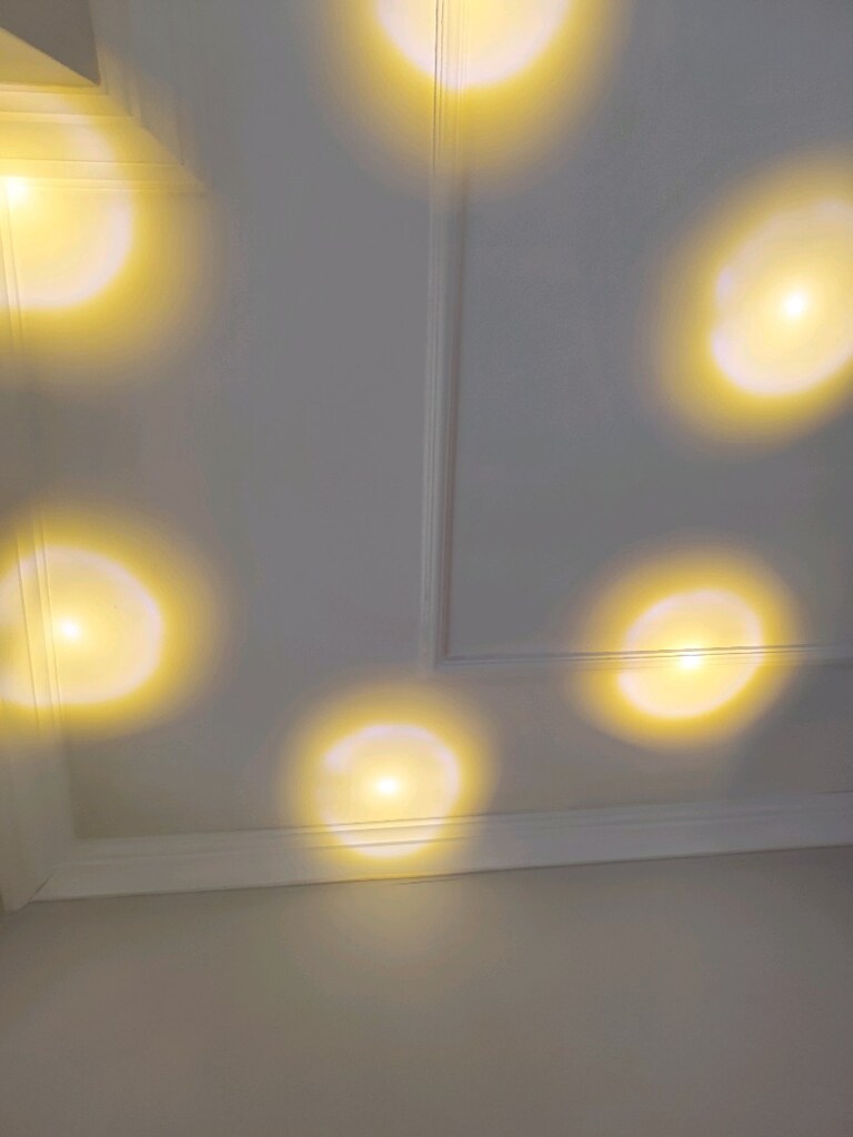 Senon Kristal Cam Küre LED Işıklı Usb Kablolu Ahşap Stantlı Gece Lamba - 6
