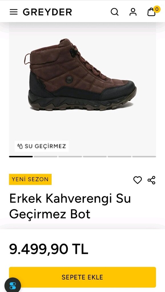 Greyder X-Pro Su Geçirmez bot. - 7