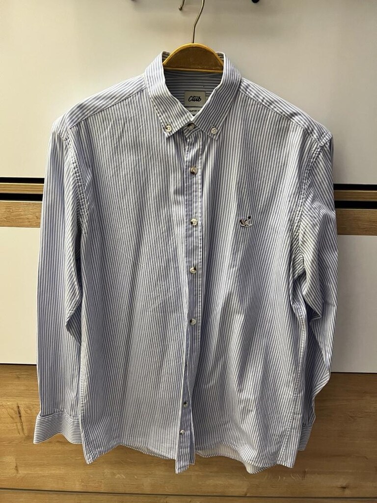 Beymen Club Mavi Çizgili Renk Erkek Gömlek (Comford FIT / L Beden)