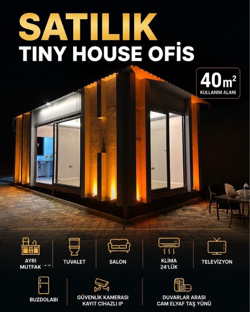 özel yapım tiny house - ofis - 8