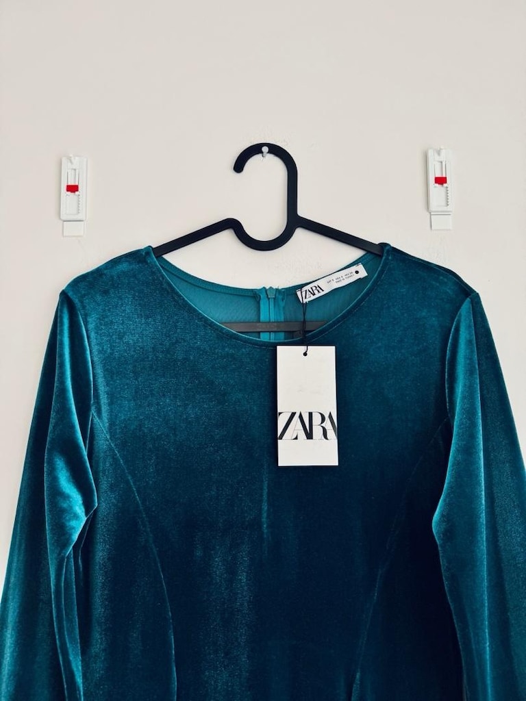 Zara Kadife Elbise S Beden - 3